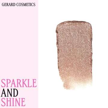 Gerard Cosmetics Glitter Lipstick (Hollywood Blvd), Nude Pink Lipstick with Sparkling Metallic Glitter, Long Lasting, Smooth Formula, Highly Pigmented Opaque Color, Cruelty Free & Made in USA