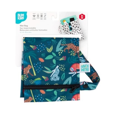 Bumkins Waterproof Wet Bag: Ideal for Baby, Travel, Pool