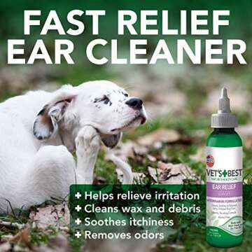 Vet's Best Dog Ear Relief Wash, 4 oz