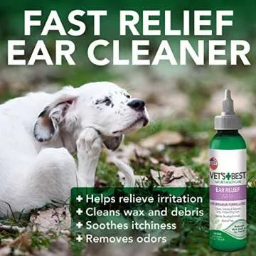 Vet's Best Dog Ear Relief Wash, 4 oz