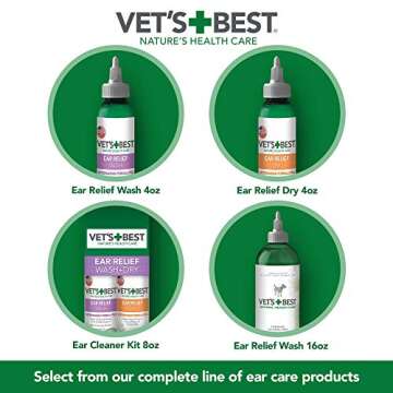 Vet's Best Dog Ear Relief Wash, 4 oz