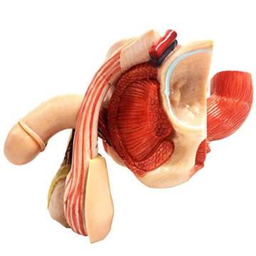 Life-Size Male Genital Organ Model for Anatomy Education