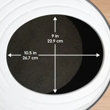 Stylish IRIS USA Top Entry Cat Litter Box with Scoop