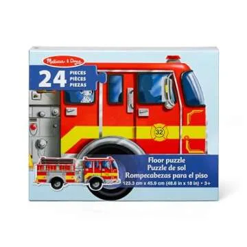 Melissa & Doug Fire Truck Jumbo Jigsaw Puzzle for Kids