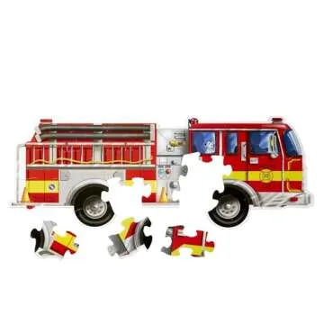 Melissa & Doug Fire Truck Jumbo Jigsaw Puzzle for Kids