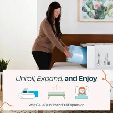 LINENSPA 3 Inch Gel Infused Memory Foam Sleep Upgrade