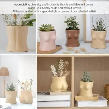 Stylish BASE ROOTS Home Decor Plant Pot for Indoor Plants