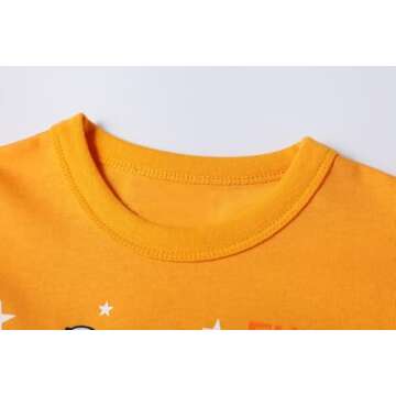 BIBNice Boys Long Sleeve Shirts Toddler Fall Top Kids Cotton Clothes 3 Pack Size 4T