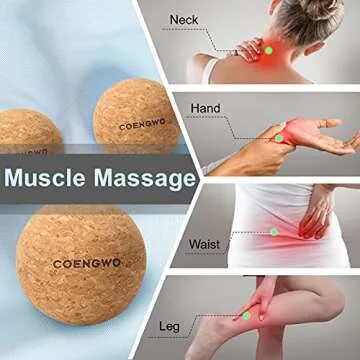 COENGWO Massage Balls for Myofascial Release & Relief