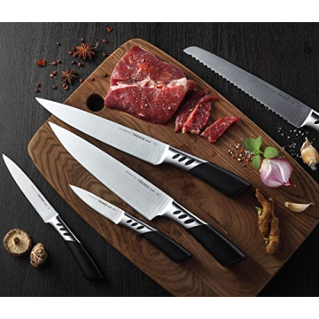 Premium TRENDS Home Kitchen Knife Set - 5 Pcs Ultra Sharp