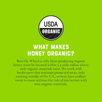 Nature Nate's USDA Organic Raw Honey 14 oz Squeeze Pouch