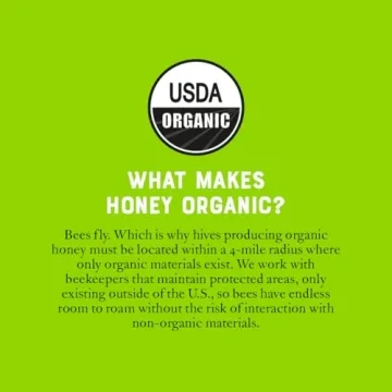 Nature Nate's USDA Organic Raw Honey 14 oz Squeeze Pouch