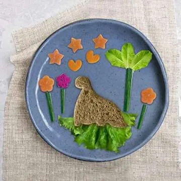 Fun Sandwich Cutter Set for Kids - 21 Pieces with Storage