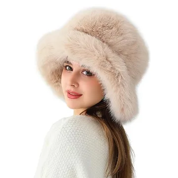 Stylish Rulala Faux Fur Bucket Hat Perfect for Winter