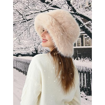 Stylish Rulala Faux Fur Bucket Hat Perfect for Winter