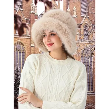 Stylish Rulala Faux Fur Bucket Hat Perfect for Winter