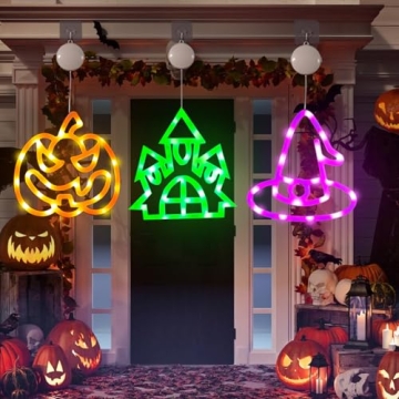 Halloween Decorations Lights 3PCS Set for Home