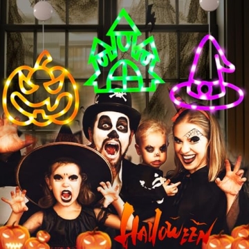 Halloween Decorations Lights 3PCS Set for Home