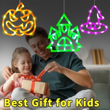 Halloween Decorations Lights 3PCS Set for Home