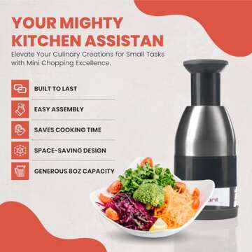 Efficient Vivaant Slap Chop - Versatile Hand Chopper