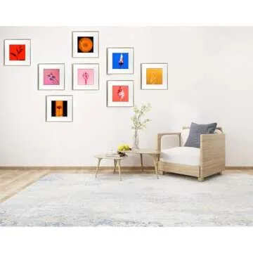 Frametory 12x12 Gold Aluminum Picture Frames Set of 12