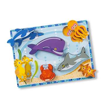 Melissa & Doug Sea Creatures Puzzle for Toddlers