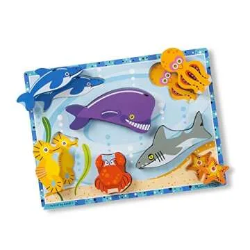 Melissa & Doug Sea Creatures Puzzle for Toddlers