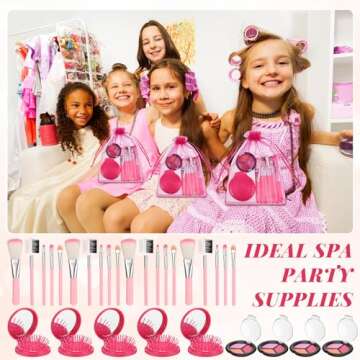 Kids Spa Party Supplies Makeup Kit for Girls