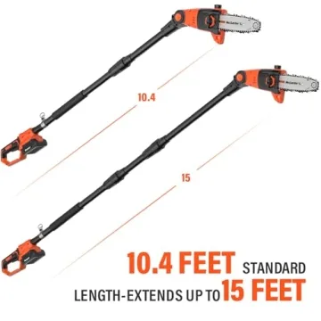 Maxlander Cordless 2-in-1 Pole Saw and Hedge Trimmer