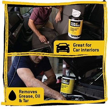 Tub O’ Towels Heavy Duty 10" x 12" Multi-Surface Wipes