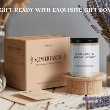 Funny Bridal Shower Gifts for Bride - Bride Gifts - Engagement Gifts for Women - Engaged Gifts Scented Candle