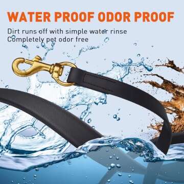 Viper K9 Biothane Waterproof Dog Leash for Training