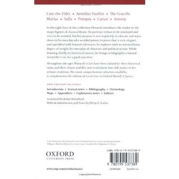 Roman Lives: A Selection of Eight Roman Lives (Oxford World's Classics)