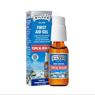 Sovereign Silver First Aid Gel for Rapid Healing – 1 oz Topical Solution