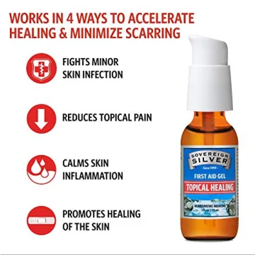 Sovereign Silver First Aid Gel Natural Healing 1 oz