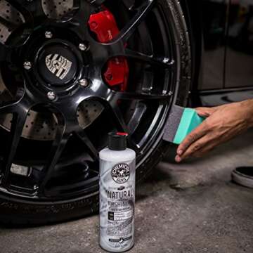 Chemical Guys TVD_201_16 Natural Shine, Satin Shine Dressing For Plastic, Rubber and Vinyl, Safe for Cars, Trucks, Motorcycles, RVs & More, 16 fl oz