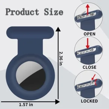 Durable Silicone AirTag Holder Case for Kids and Pets