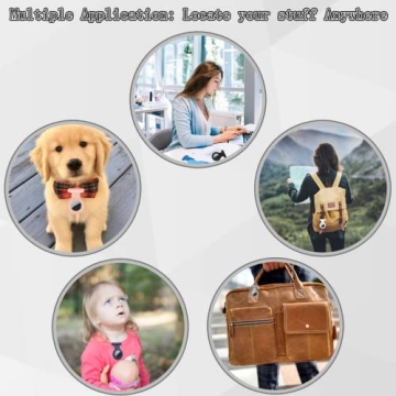 Durable Silicone AirTag Holder Case for Kids and Pets