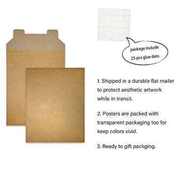 Cocktail Wall Art Poster & Prints,Preppy Room Decor Aesthetic,Cocktail Prints for Wall Decor,Alcohol Drink Wall Art for College Apartment Bar Dorm（Unframed,8x10inch, Set of 6）