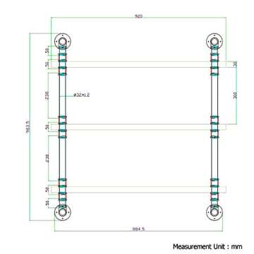 Diwhy Industrial Pipe Shelving Bookshelf Rustic Modern Wood Ladder Storage Shelf 3 Tiers Retro Wall ...