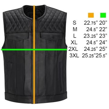 Cuttlanes Sleeveless Leather Vest for Riders