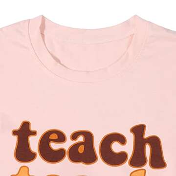 Colorful Women Teacher Shirt - Inspirational Gift Tee