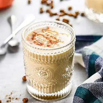 Kingrol Vintage Drinking Glasses Set - Elegant & Sturdy