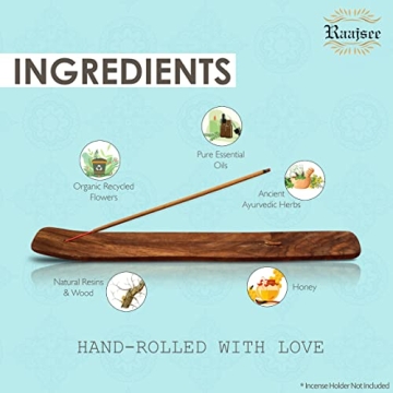 Raajsee Incense Sticks 6 Pack Organic for Yoga Meditation