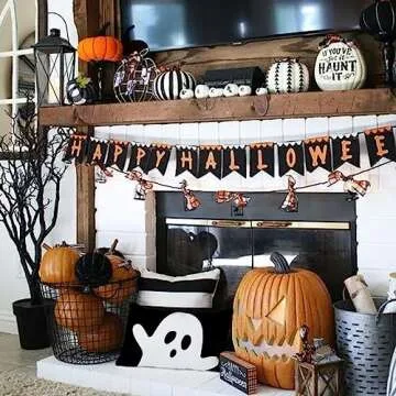 JXZYGMD Halloween Pillow Cover 12x20 Set of 2 Ghost Halloween Lumbar Pillow Covers Decorations Outdoor Halloween Pillows Decorative for Halloween Home Decor