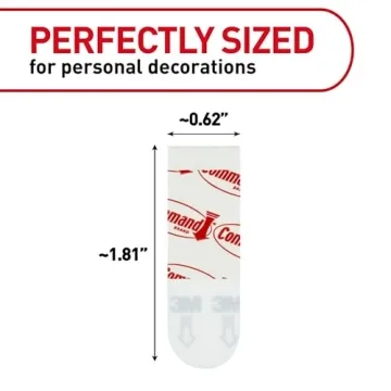 Command Poster Strips for Damage-Free Wall Hanging