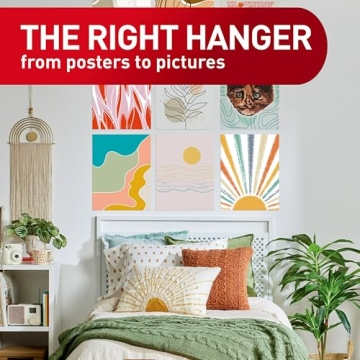 Command Poster Strips for Damage-Free Wall Hanging