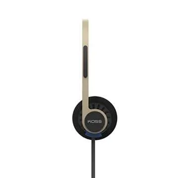 Koss KPH40 Utility On-Ear Headphones with Detachable Cord