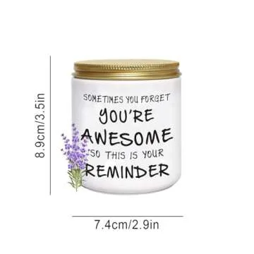 Unique Lavender Scented Candle for Gift Giving