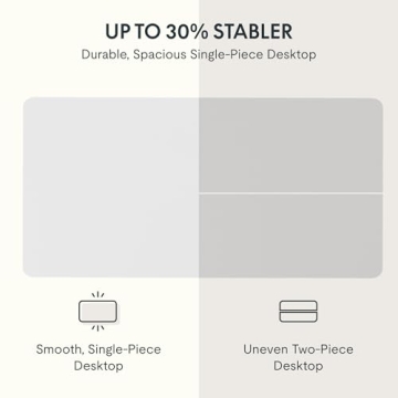 FLEXISPOT EN2 Adjustable Standing Desk with Power Strip